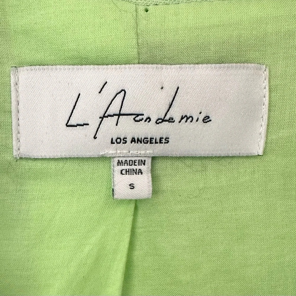 L’Academie The Geraldine Mini Dress in Nile Green. Size Small. - Picture 4 of 5
